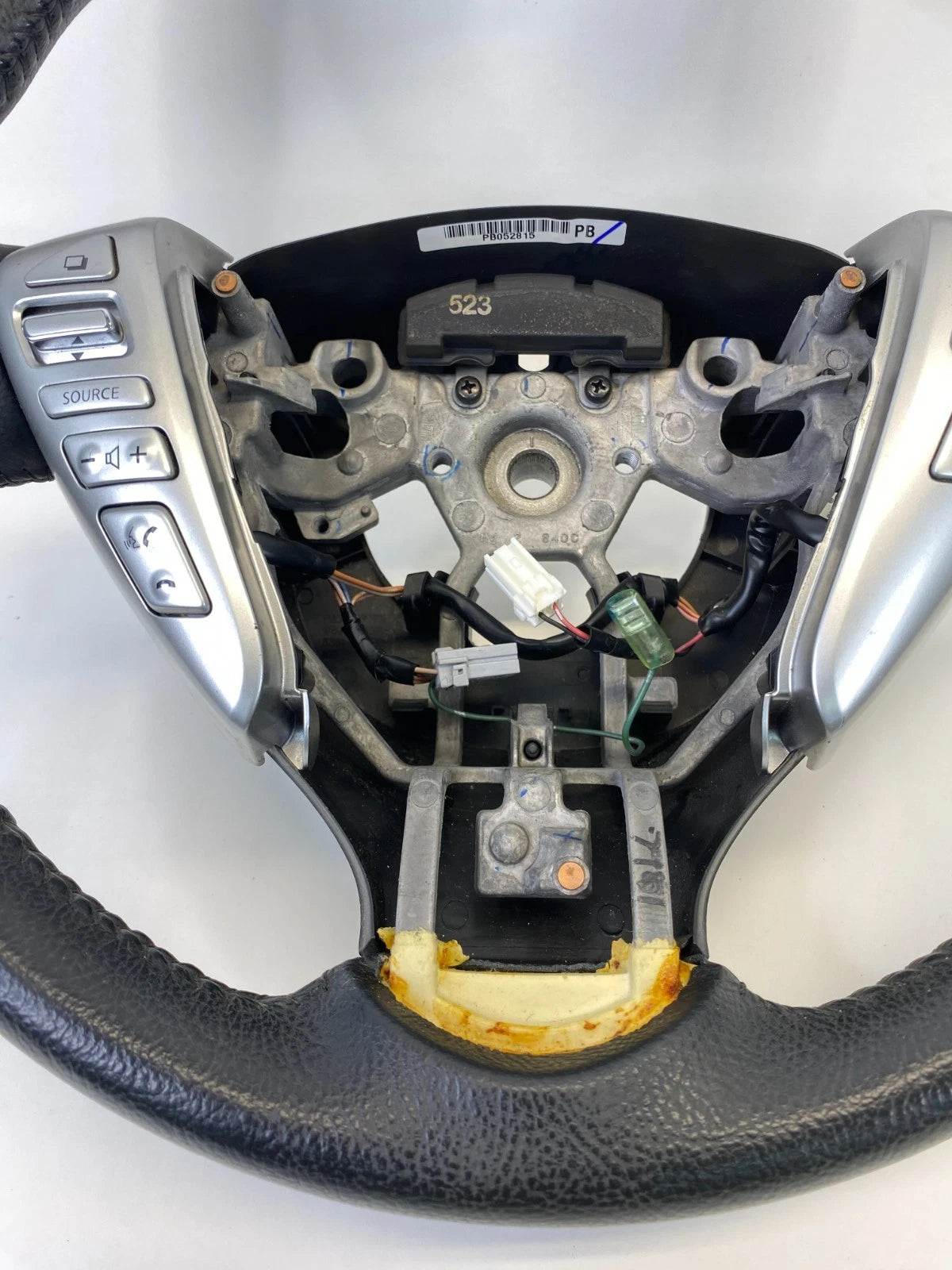2013-2019 NISSAN SENTRA STEERING WHEEL W/ AUDIO CRUISE CONTROL SWITCHES UNIT OEM