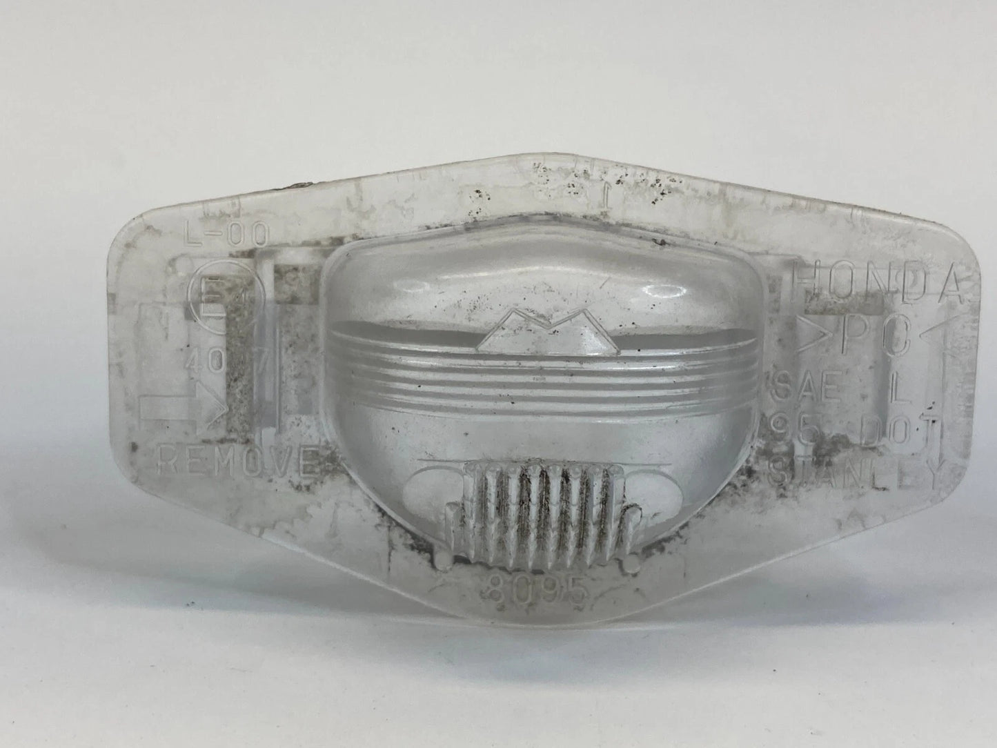 2007-2012 ACURA RDX REAR LICENSE PLATE LIGHT LAMP LENS COVER BEZEL PANEL OEM