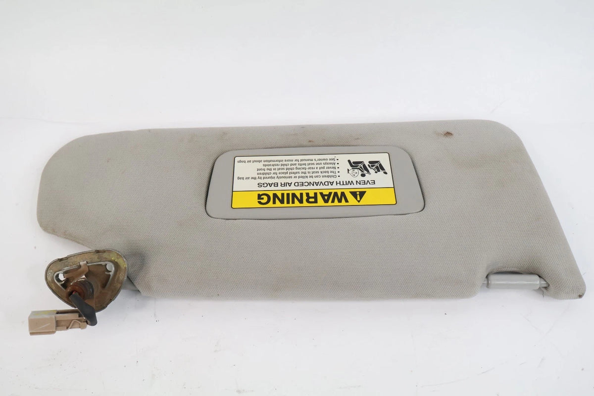 03-07 HONDA ACCORD SEDAN RIGHT PASSENGER SUNVISOR SUN VISOR W LIGHT & MIRROR OEM
