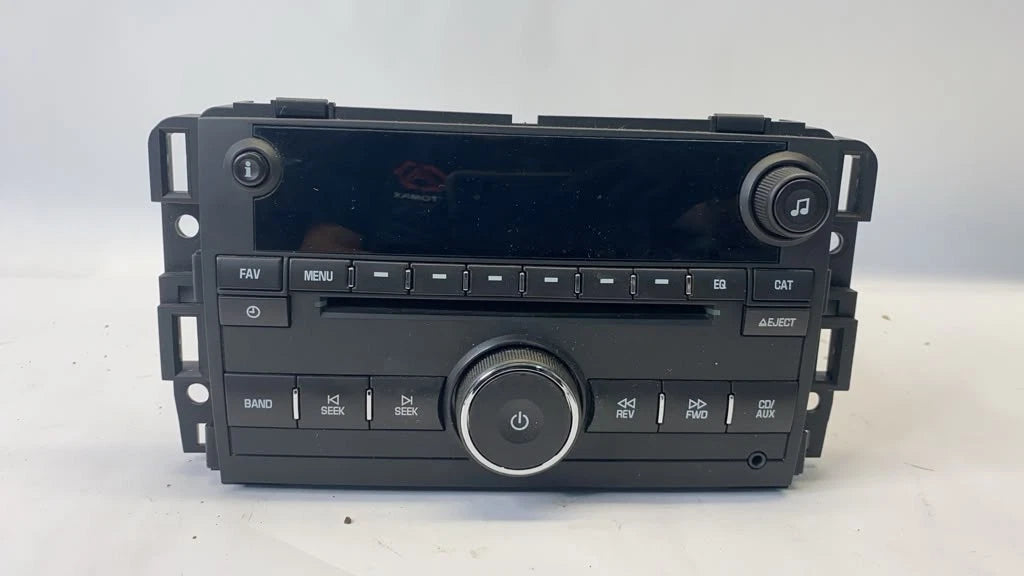 2009-2012 CHEVROLET TRAVERSE AM/FM RADIO RECEIVER CD DISC PLAYER STEREO 20935116