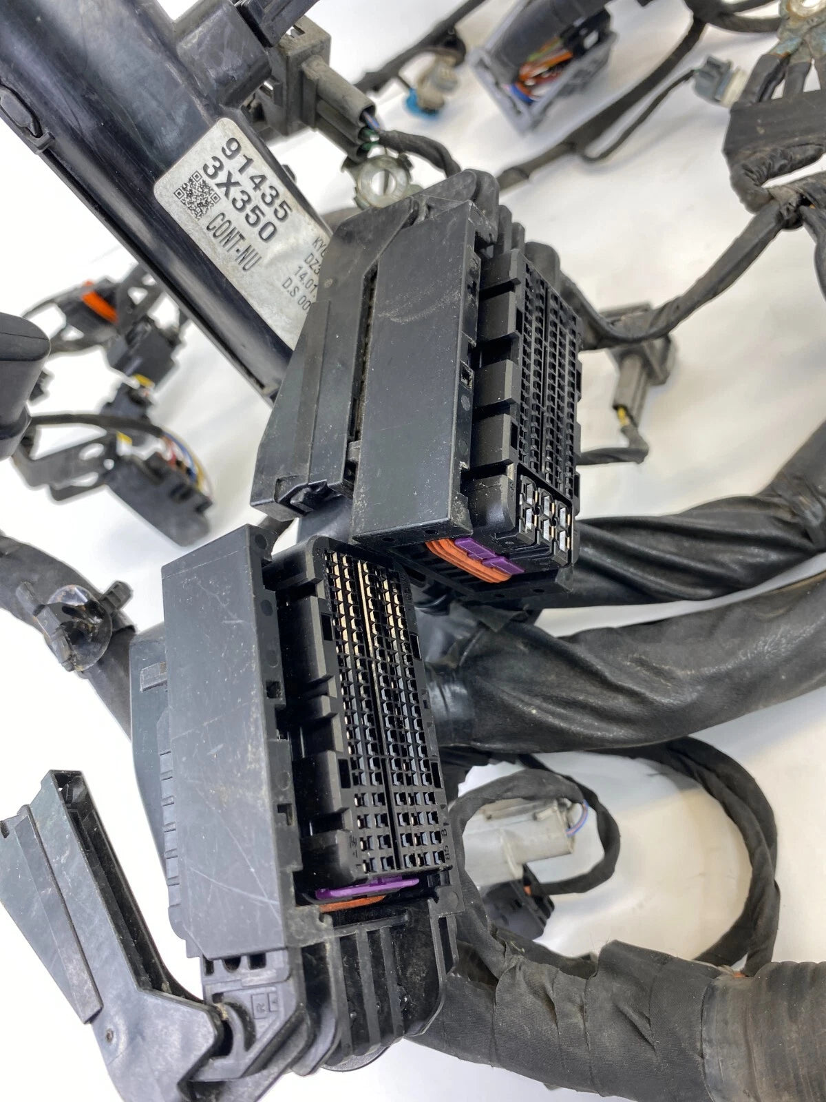 14-16 ELANTRA 1.8L AUTO T W SMART KEY ENGINE WIRING HARNESS 91435-3X350 KOREA