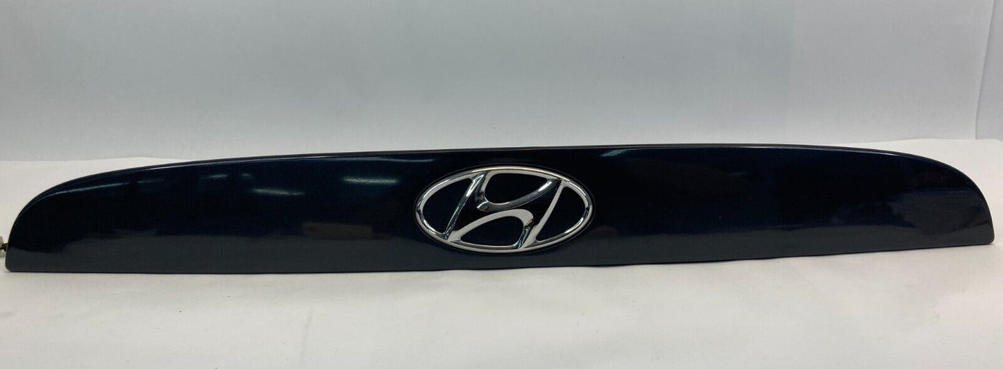 2006 2007 Hyundai Accent Rear Liftgate Tailgate License Molding w/ Emblem & Lamp