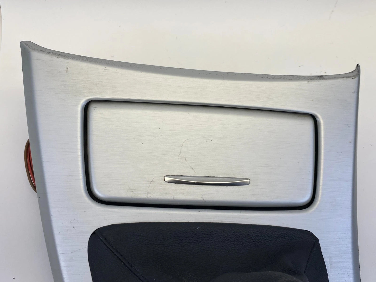 07 08 BMW 335XI CENTER CONSOLE TRIM ALUMINUM MANUAL TRANSMISSION OEM 51166982446