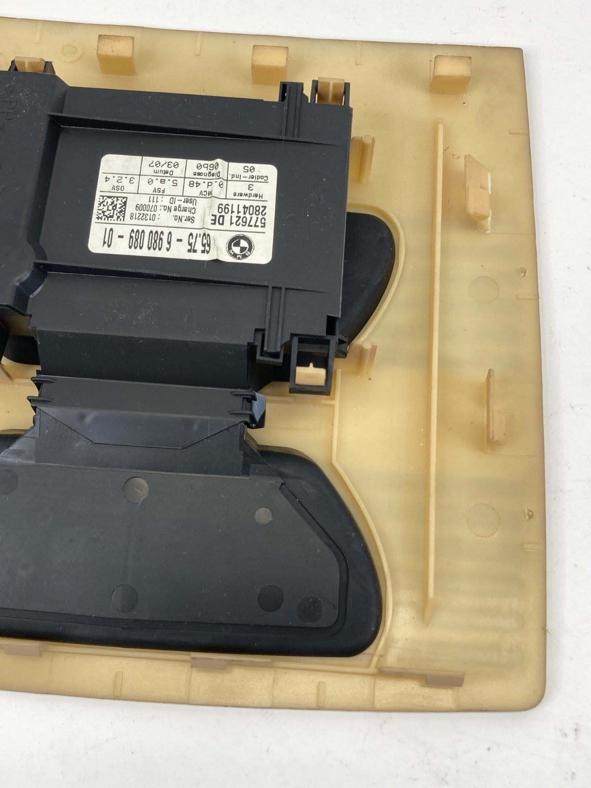 2004-2007 BMW 525i Ultra Sonic Alarm Sensor Control Module w/ Cover 6575-6980089