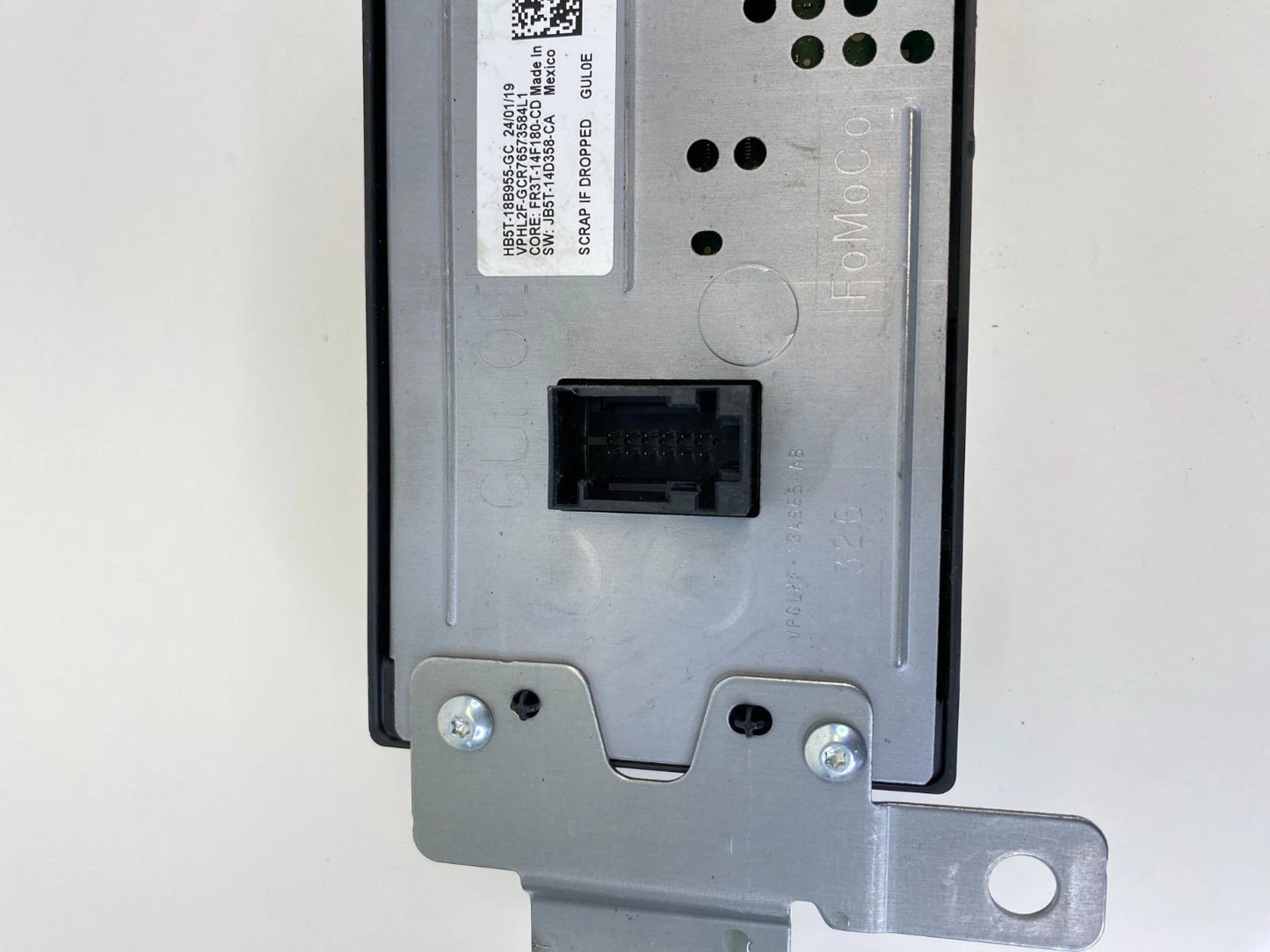 17-19 FORD POLICE INTERCEPTOR UTILITY RADIO DISPLAY SCREEN MONITOR HB5T-18B955