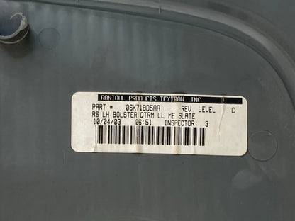 01-07 DODGE CARAVAN QUARTER PANEL LEFT SIDE INNER SPEAKER TRIM 0SK71TRMAA OEM