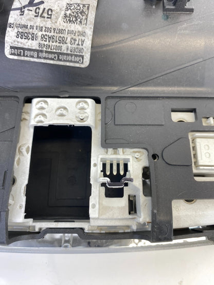 13-15 FORD EXPLORER INTERCEPTOR OVERHEAD CONSOLE DOME LAMP W/ SUNGLASS STORAGE