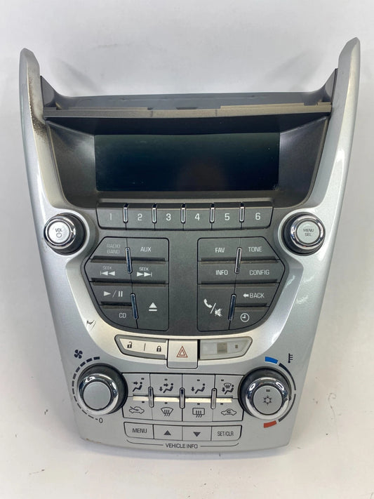 2010 2011 CHEVY EQUINOX FRONT DASH A/C CLIMATE CONTROL SWITCH W/RADIO SCREEN