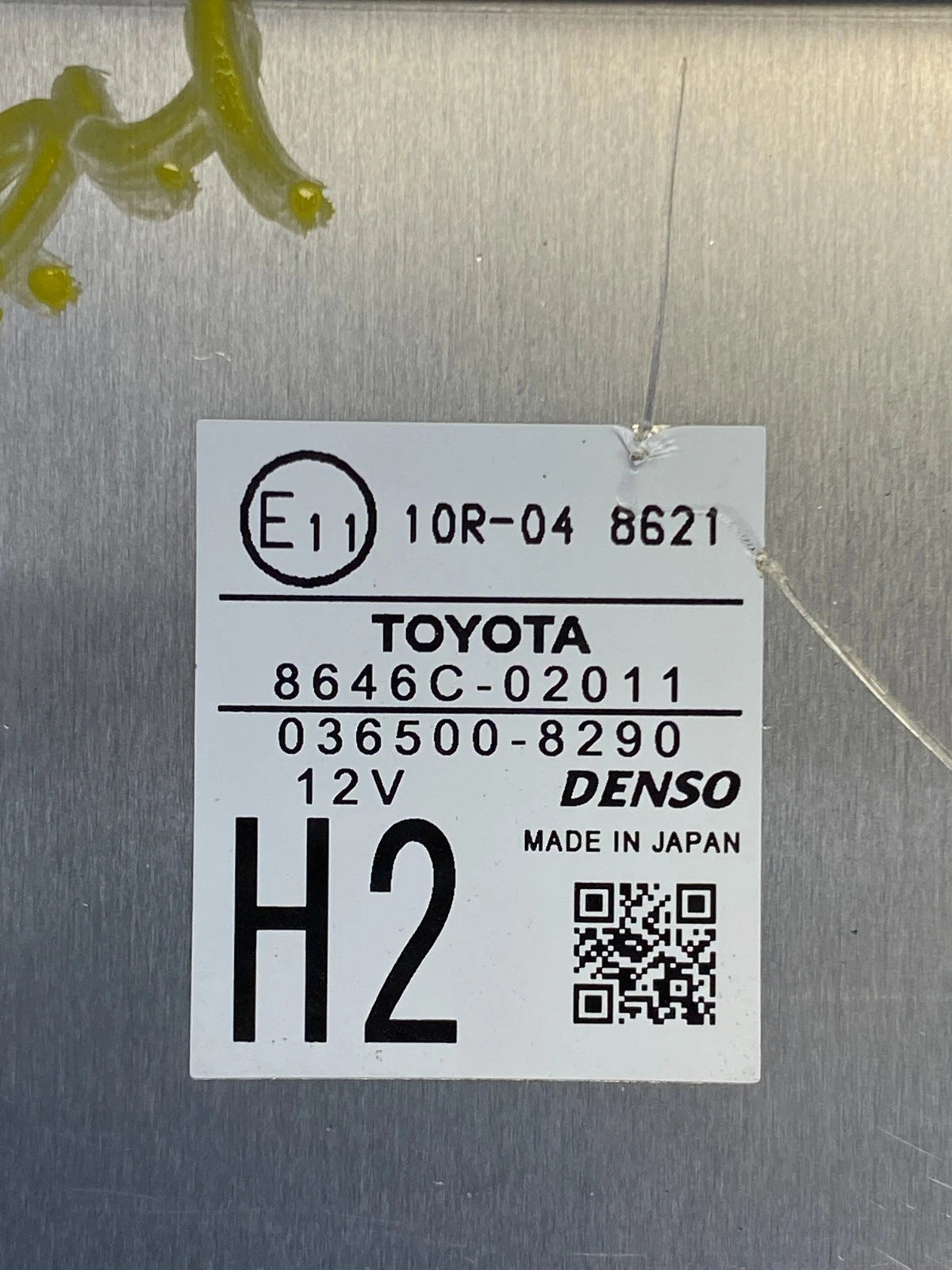 17-19 TOYOTA COROLLA FRONT WINDSHIELD LANE DEPARTURE SYSTEM CAMERA 84646C-02011