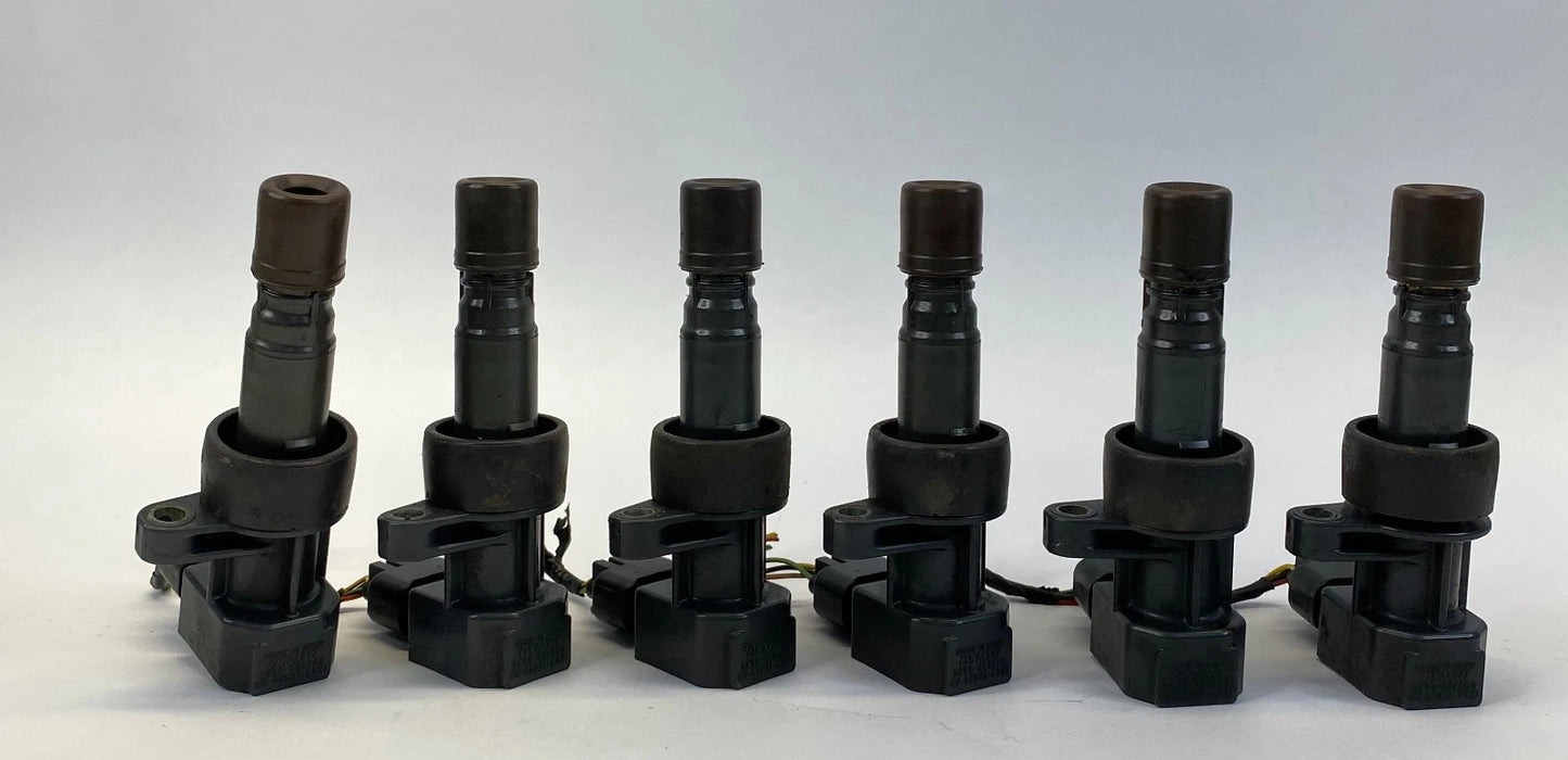 2003-2008 JAGUAR S-TYPE 3.0L AT ENGINE IGNITION IGNITER COIL SET OF 6 1X43-12029
