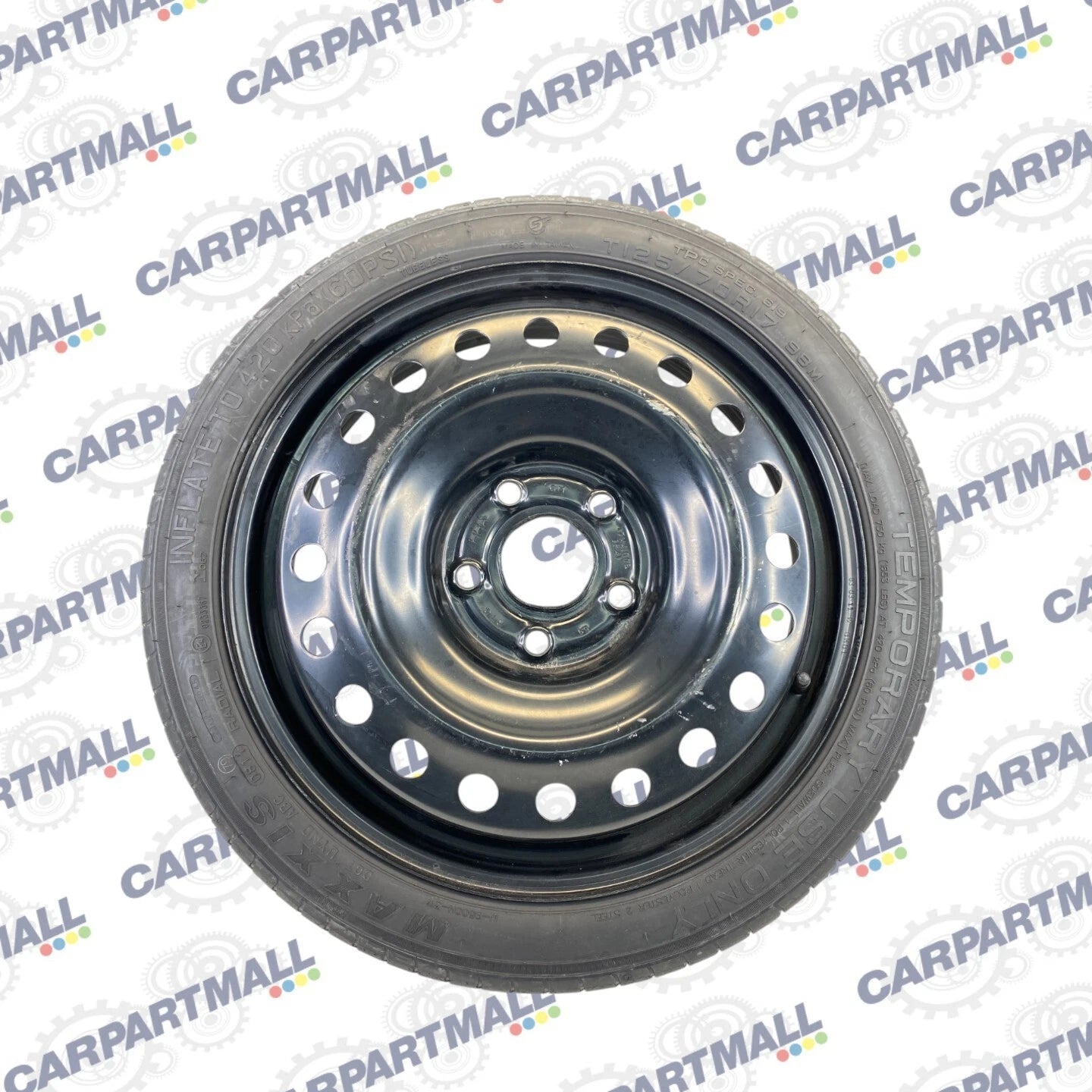 10-16 LACROSSE 11-17 REGAL 14-20 IMPALA SPARE TIRE COMPACT DONUT T125/70R17 17"