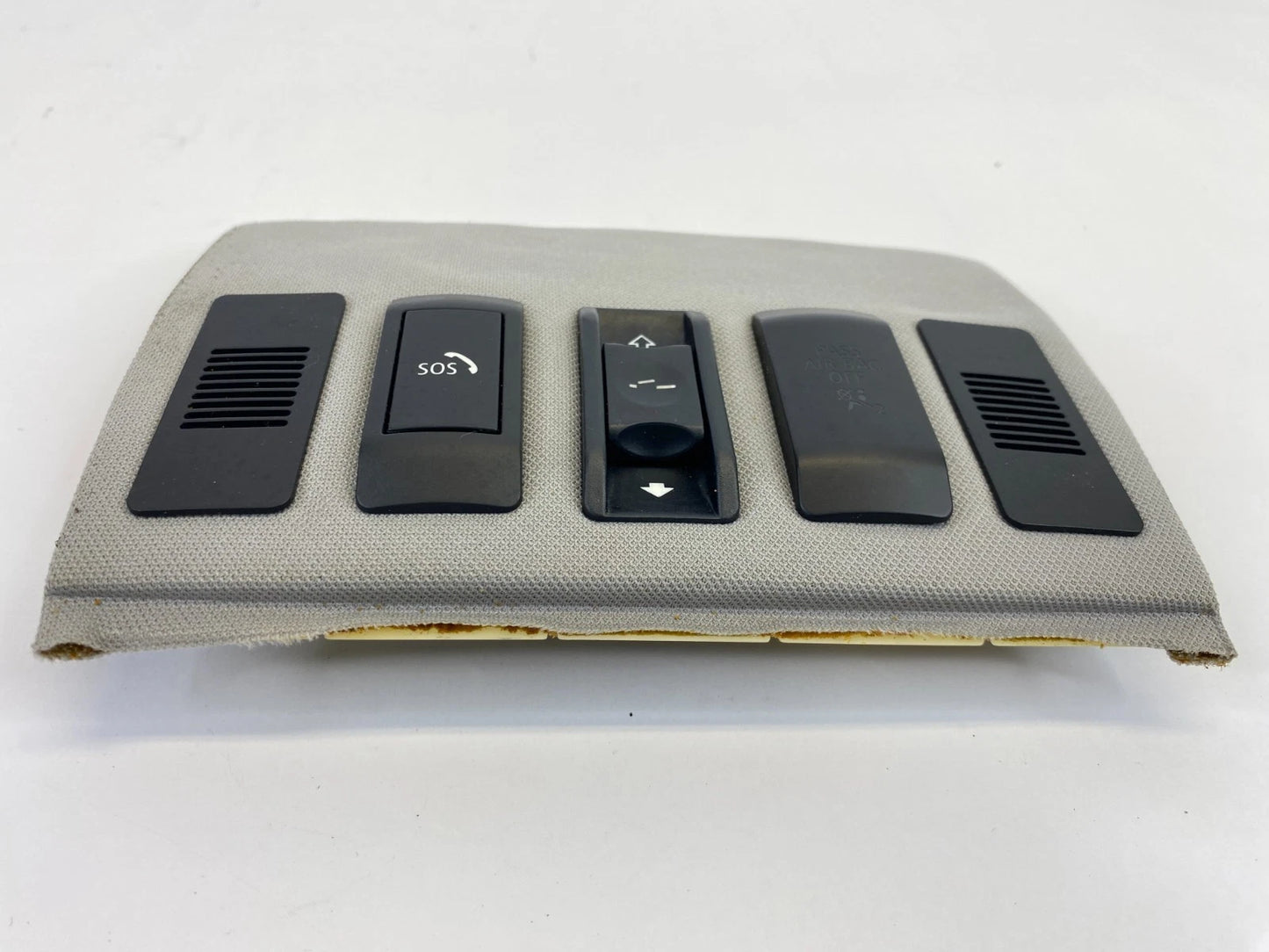2008 BMW 535XI OVERHEAD HEADLINER TRIM PANEL W/SUNROOF & SOS SWITCH OEM