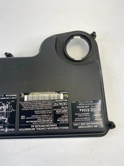 99-03 MERCEDES-BENZ CLK430 UNDER HOOD RIGHT FUSE BOX COVER 2025400582 OEM