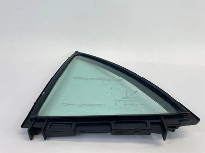 09-13 TOYOTA COROLLA REAR LEFT WINDOW VENT QUARTER GLASS FIXED OEM 68189-02120
