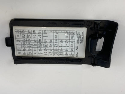 2003-2007 HONDA ACCORD INTERIOR FUSE BOX COVER LID BEZEL TRIM 83162-SDA-A000 OEM