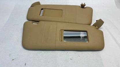 2004-2007 BMW 525I 530I FRONT LEFT RIGHT SUN VISOR SUNSHADE SHIELD PAIR SET OEM