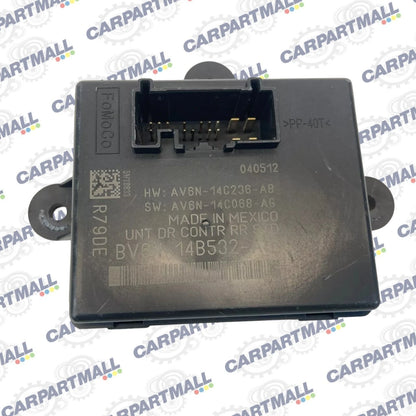 2012-2014 FORD FOCUS REAR RIGHT DOOR LOCK CONTROL MODULE UNIT BV6N-14B532-AH OEM