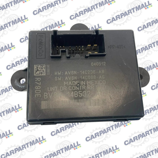 2012-2014 FORD FOCUS REAR RIGHT DOOR LOCK CONTROL MODULE UNIT BV6N-14B532-AH OEM