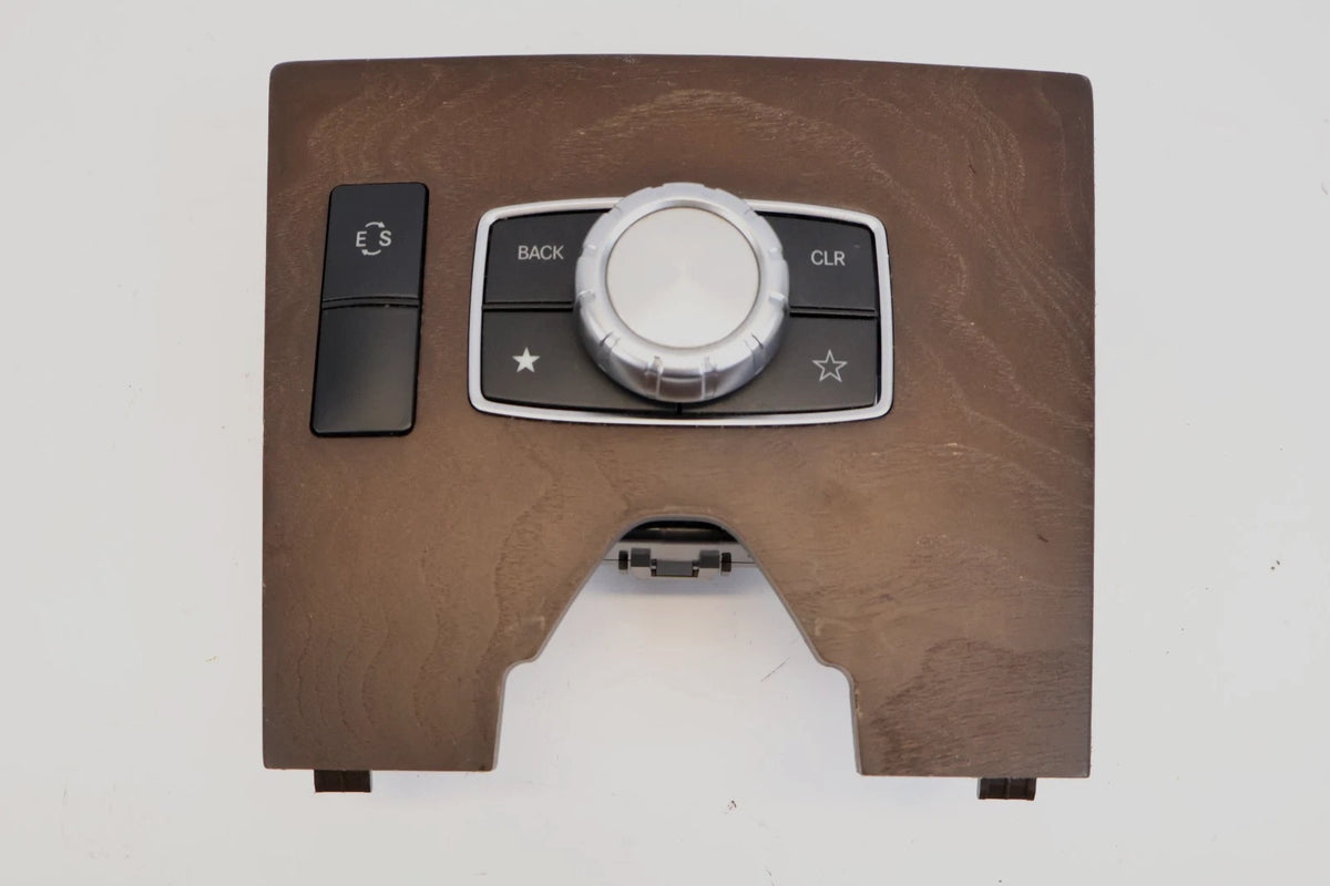 14-16 MERCEDES E350 E250 CENTER CONTROL MULTIFUNCTION SWITCH WOOD 2126806693 OEM