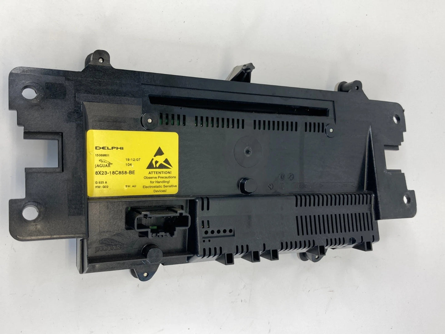 09-11 JAGUAR XF RADIO CD HEATER CLIMATE CONTROL PANEL SWITCH 8X23-18C858-BE OEM