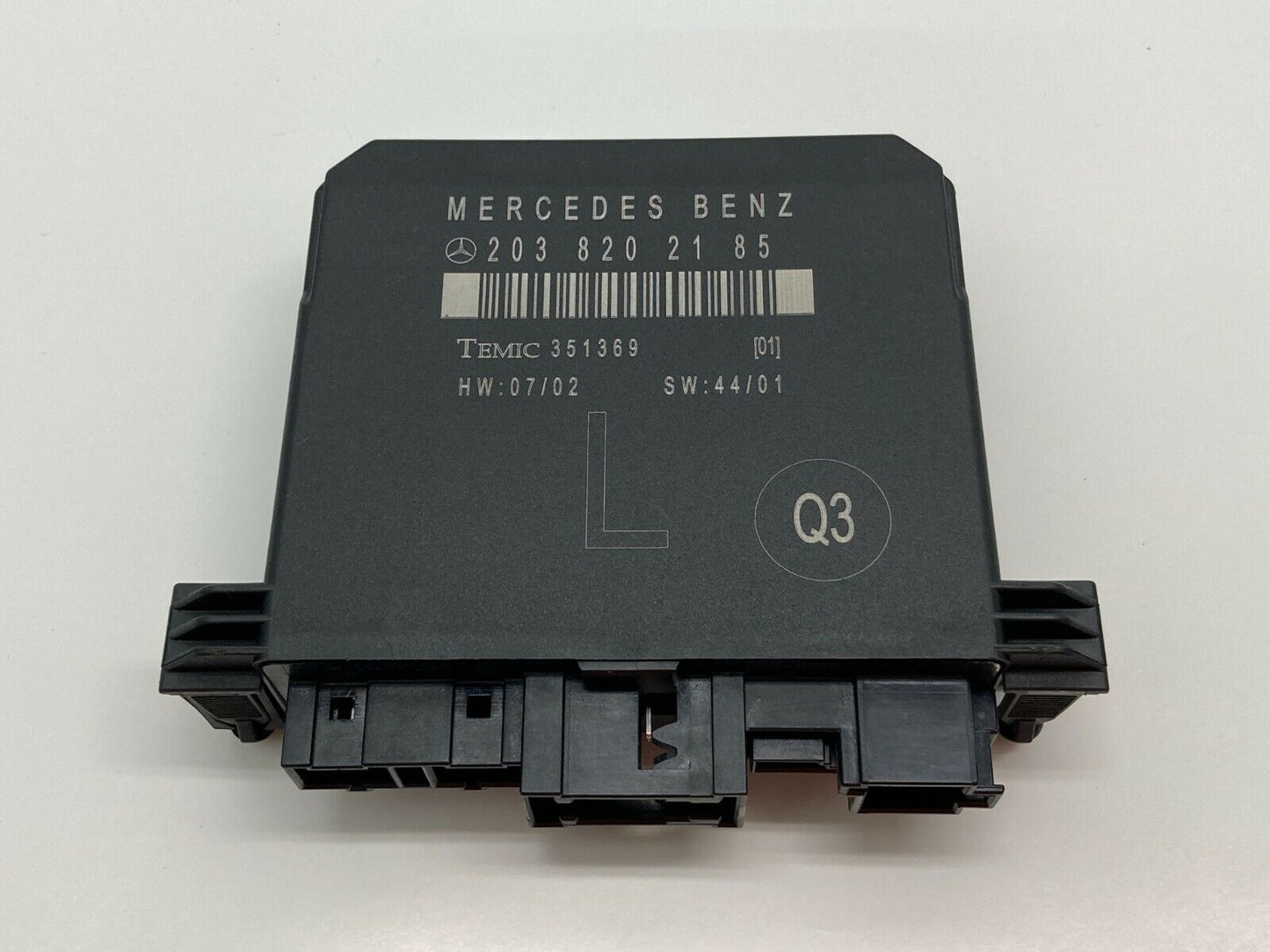 01-05 Mercedes Benz C320 Sedan Rear Left Side Door Control Module 2038202185 OEM