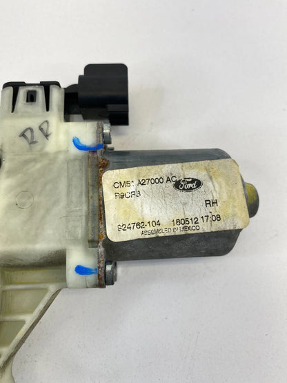 2012-2018 FORD FOCUS REAR RIGHT SIDE DOOR POWER WINDOW MOTOR CM51-A27000 2 PINS
