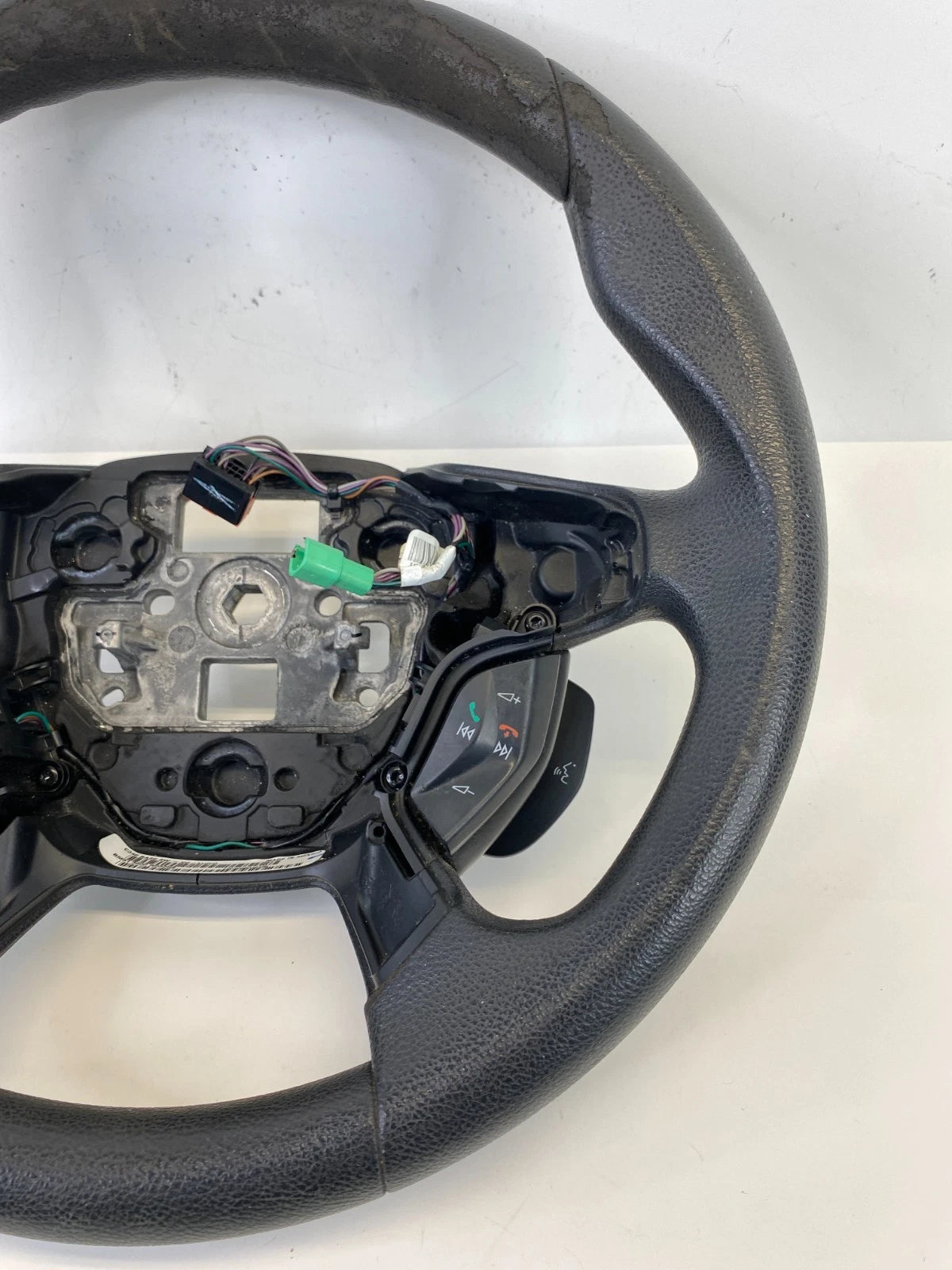 2012-2014 FORD ESCAPE STEERING WHEEL W/ CRUISE & AUDIO CONTROL SWITCH OEM