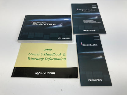 2009 Hyundai Elantra SEDAN Owner's Owners Manual Guide Warranty Information