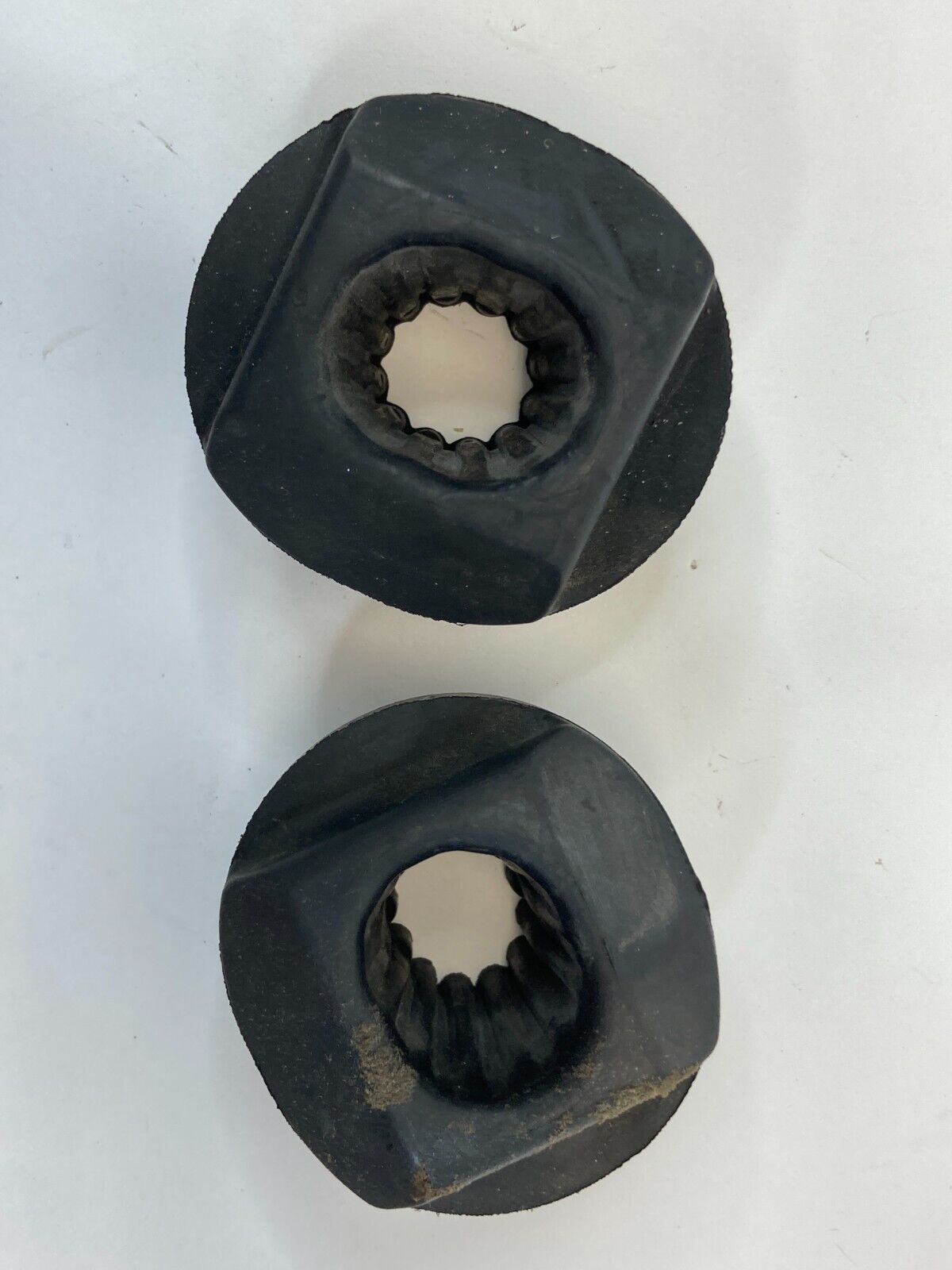 2009-2015 Jaguar XF Radiator Holder Rubber Mount Bushing Insulator Pair Set