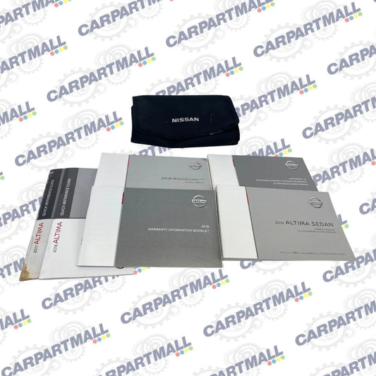 2018 Nissan Altima SV SEDAN Owners Manual Information Guide Book Set w / Case