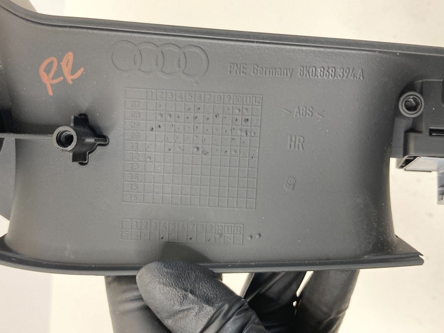 2009-2016 Audi A4 Quattro Rear Right Side Window Switch W/ Bezel 8K0868394A OEM