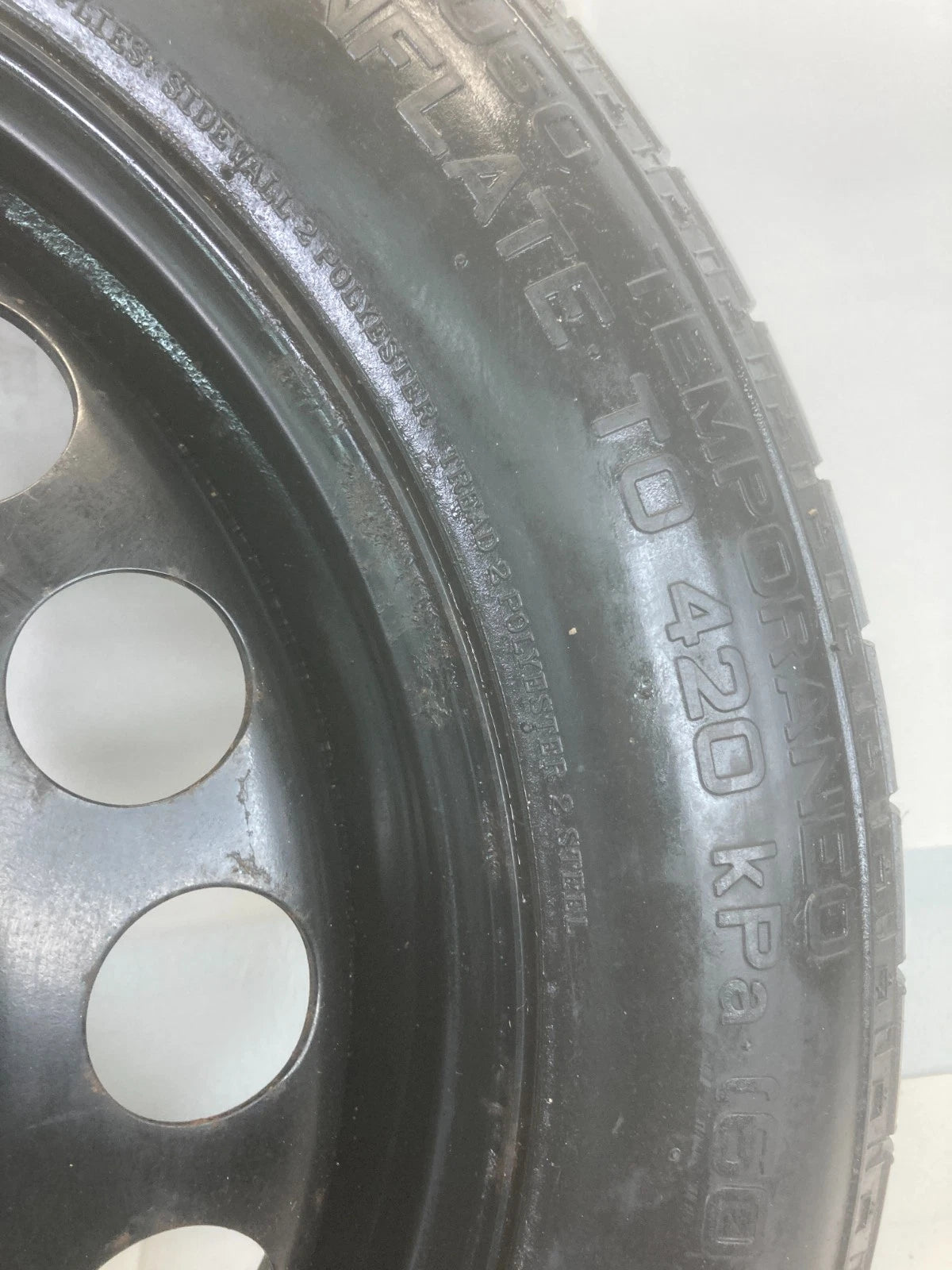 2003-2011 SAAB 9-3 EMERGENCY SPARE TIRE WHEEL RIM DONUT T125/85 R16 99M