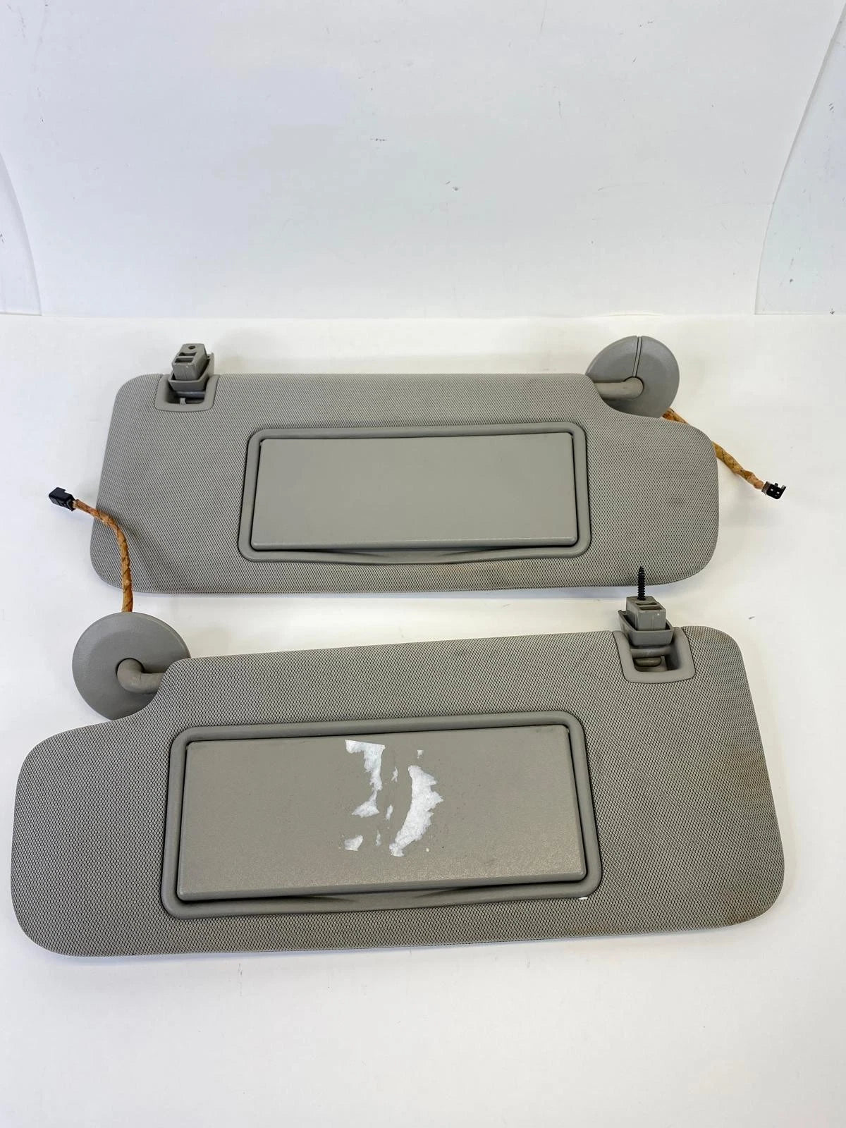 13-19 CADILLAC ATS CTS SDN SUNVISOR SUN VISOR LH RH SET W/ CLIPS OEM