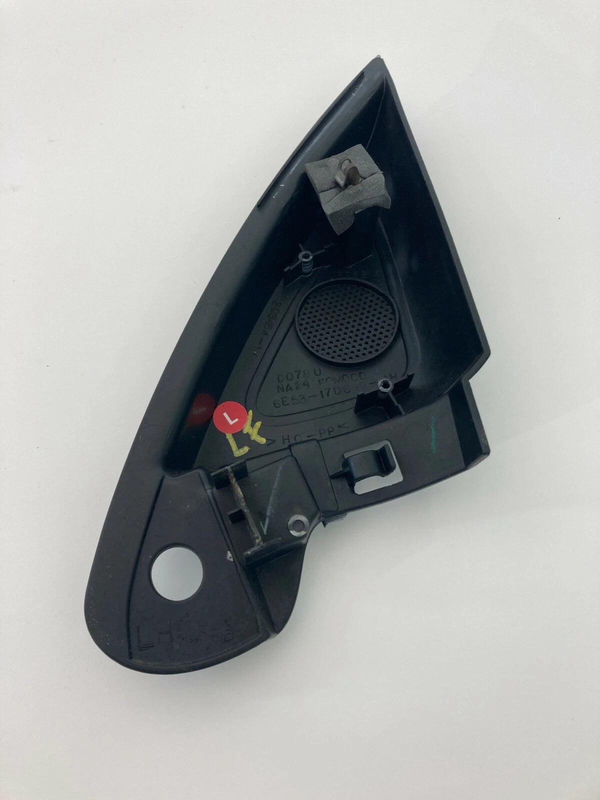 2006-2009 FORD FUSION LEFT INSIDE MIRROR CORNER TWEETER SPEAKER COVER 6E5317D699