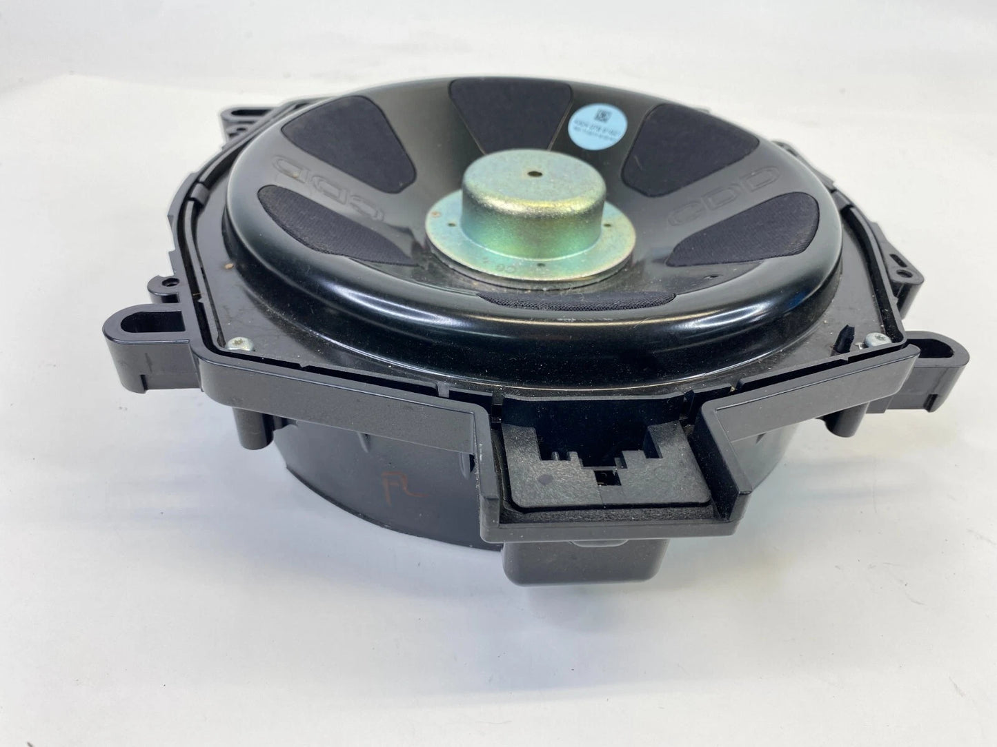 2011-2014 BMW X3 FRONT LEFT SUBWOOFER SPEAKER UNDER SEAT UNIT 4304-078-61621 OEM