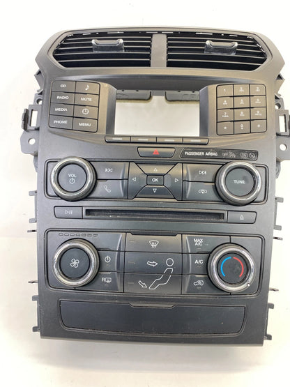 2016-2019 FORD EXPLORER RADIO & CLIMATE CONTROL PANEL ASSY JB5T-18A802-BD