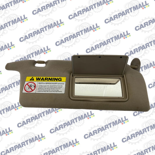 01-05 HONDA CIVIC SEDAN HYBRID RIGHT PASSENGER SIDE SUN VISOR SHADE BEIGE OEM