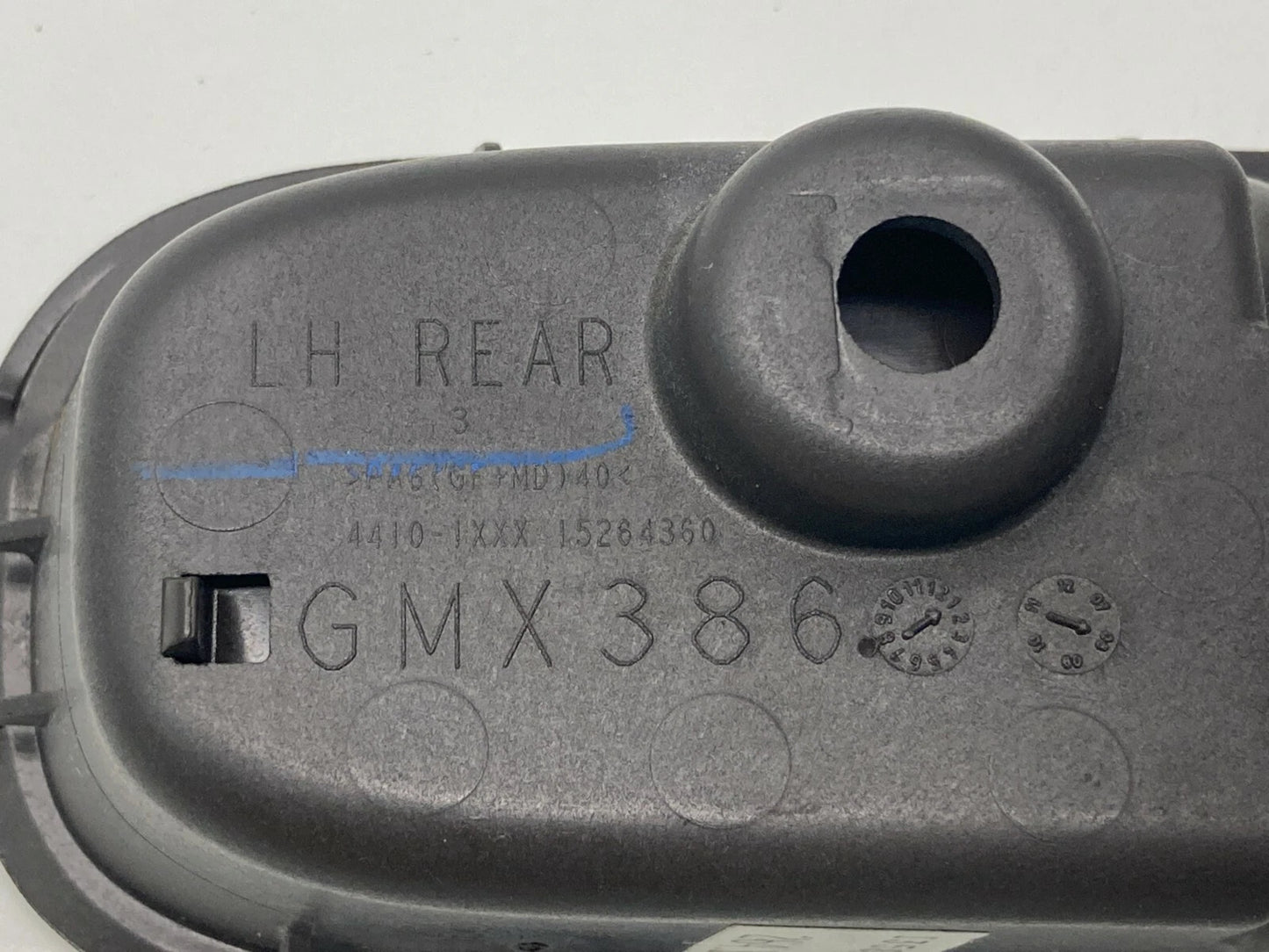 2008-2012 CHEVROLET MALIBU REAR LEFT INNER DOOR HANDLE CHROME 15264360 OEM