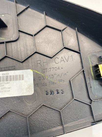 2009-2017 CHEVROLET TRAVERSE RIGHT SIDE DASH END CAP COVER TRIM PANEL 22771147