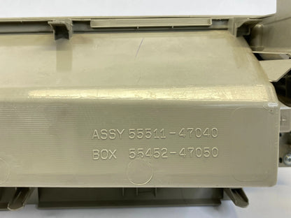 10-15 TOYOTA PRIUS UPPER GLOVE BOX STORAGE DASH COMPARTMENT 55511-47040 OEM