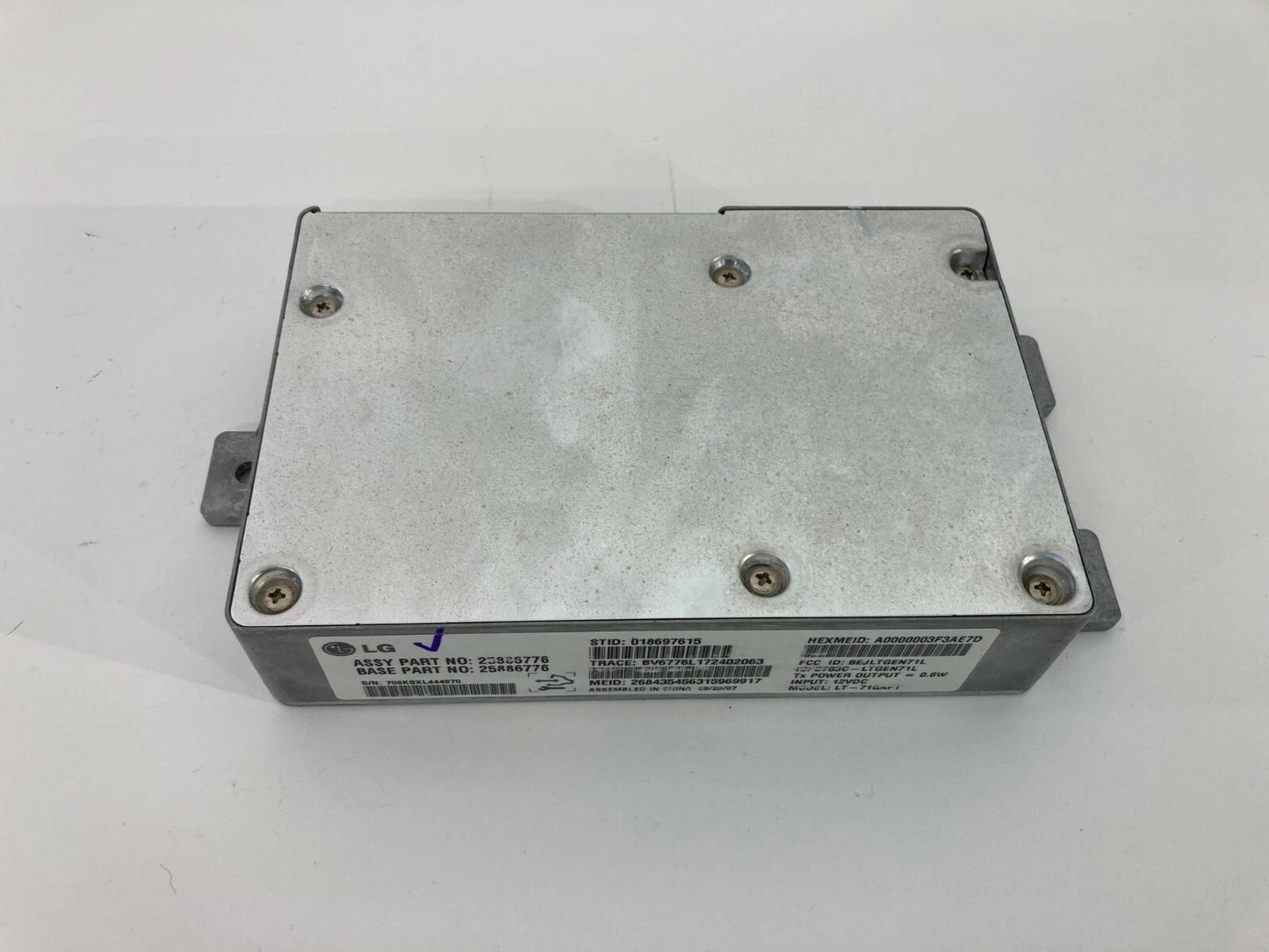 2007 2008 CHEVROLET IMPALA ONSTAR COMMUNICATION CONTROL MODULE OEM 25886776