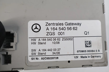 2006-2013 MERCEDES-BENZ W251 R350 GATEWAY CONTROL MODULE UNIT A1645405662