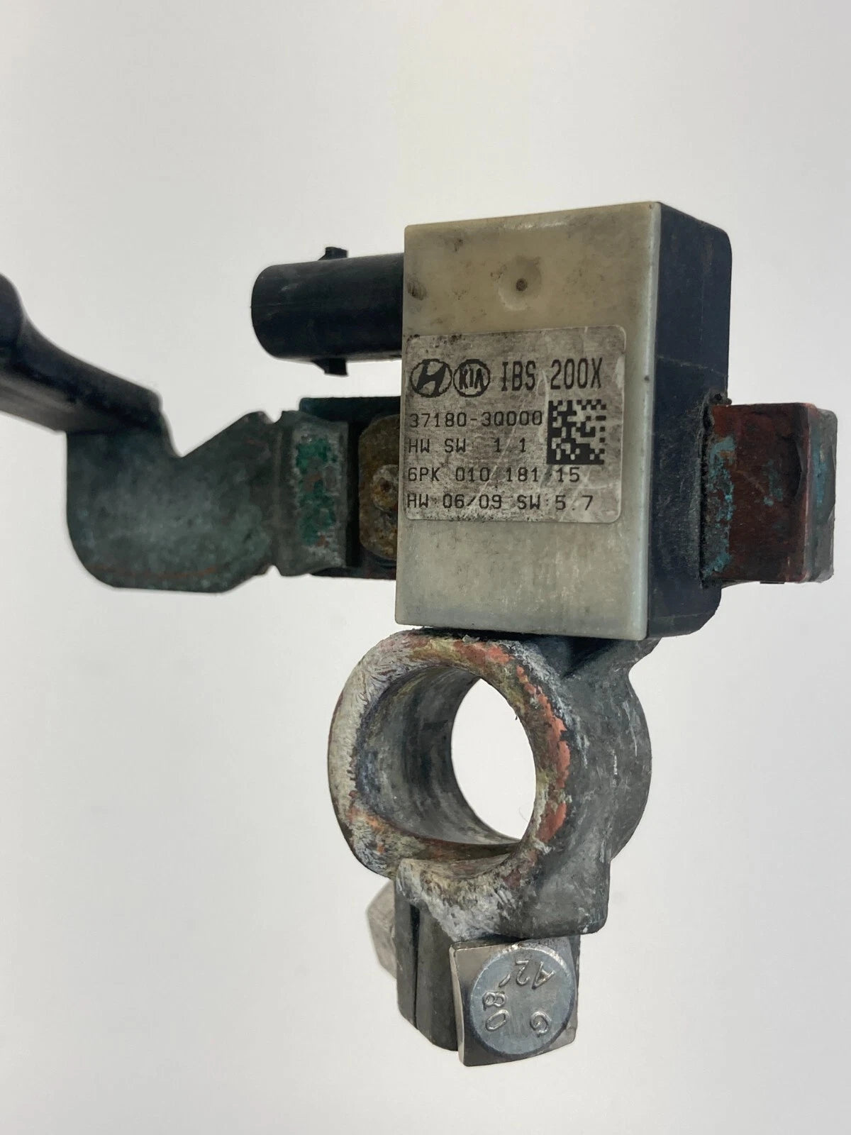 2011-2014 HYUNDAI SONATA NEGATIVE BATTERY CABLE WIRE W/ SENSOR 37180-3Q000 OEM