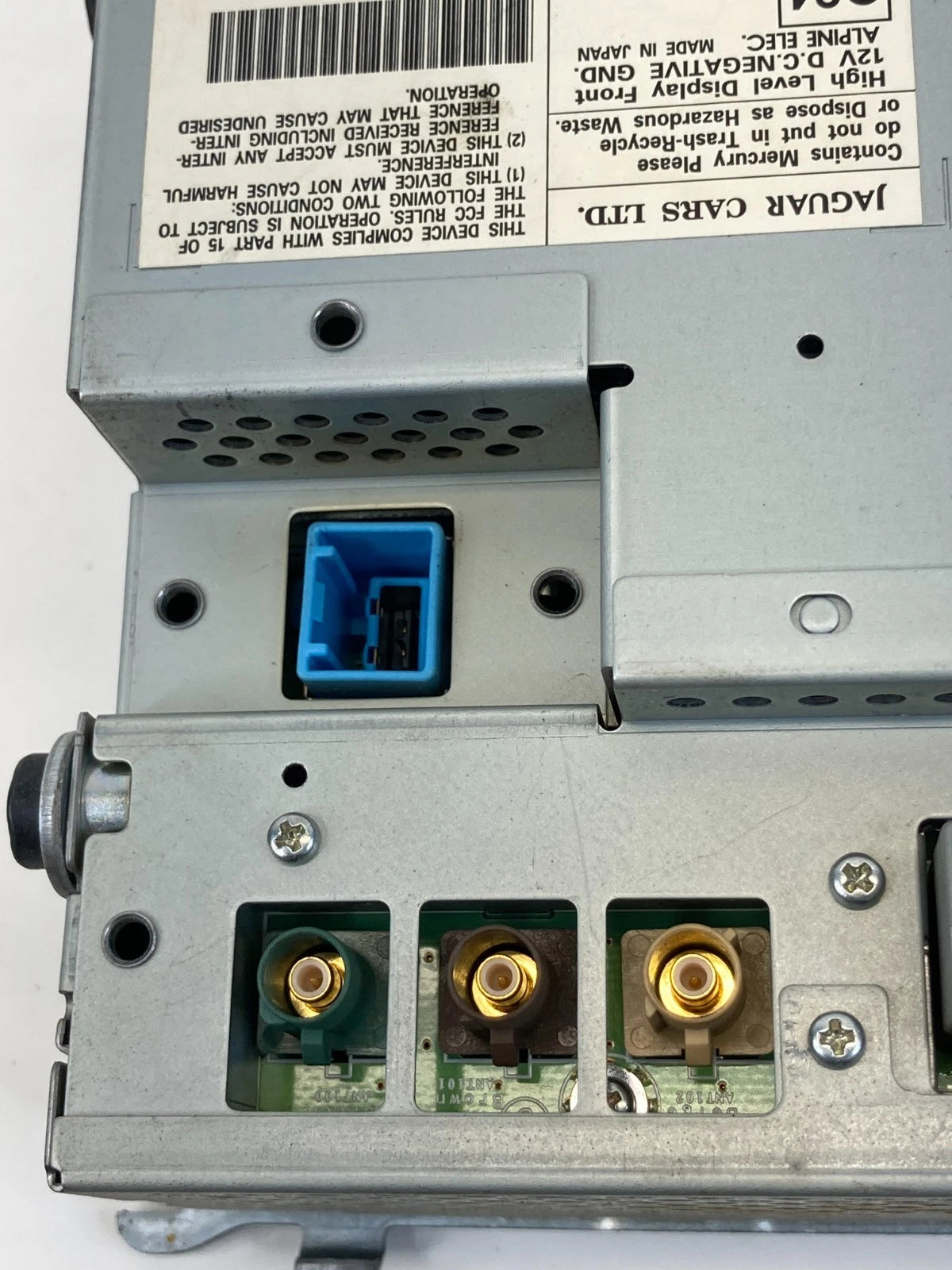 09-11 JAGUAR XF DASHBOARD RADIO INFORMATION DISPLAY SCREEN 8X23-10E889-AC OEM