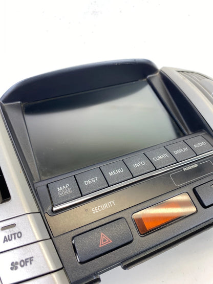 2007-09 LEXUS RX350 RADIO NAVIGATION SCREEN MONITOR MAP UNIT W/ CLIMATE CONTROL