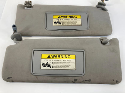 07-12 ACURA RDX ROOF SUNVISOR SUN VISOR SHADE LEFT & RIGHT PAIR SET W/ CLIPS OEM