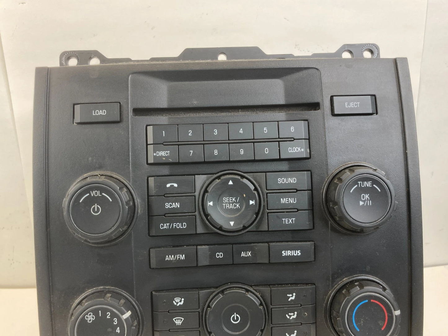 2009-2012 FORD ESCAPE RADIO STEREO CD PLAYER & CLIMATE CONTROL 9L8T-19C107-AB