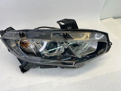 2016-2021 HONDA CIVIC RIGHT PASSENGER SIDE HALOGEN HEADLIGHT OEM 1EJ949782-02