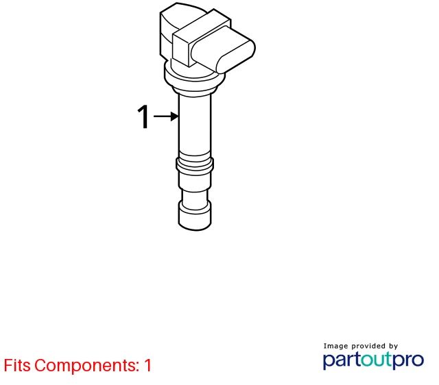 2006-2013 AUDI A3 HATCHBACK 2.0L L4 16V ENGINE DIRECT IGNITION COIL 07K905715G