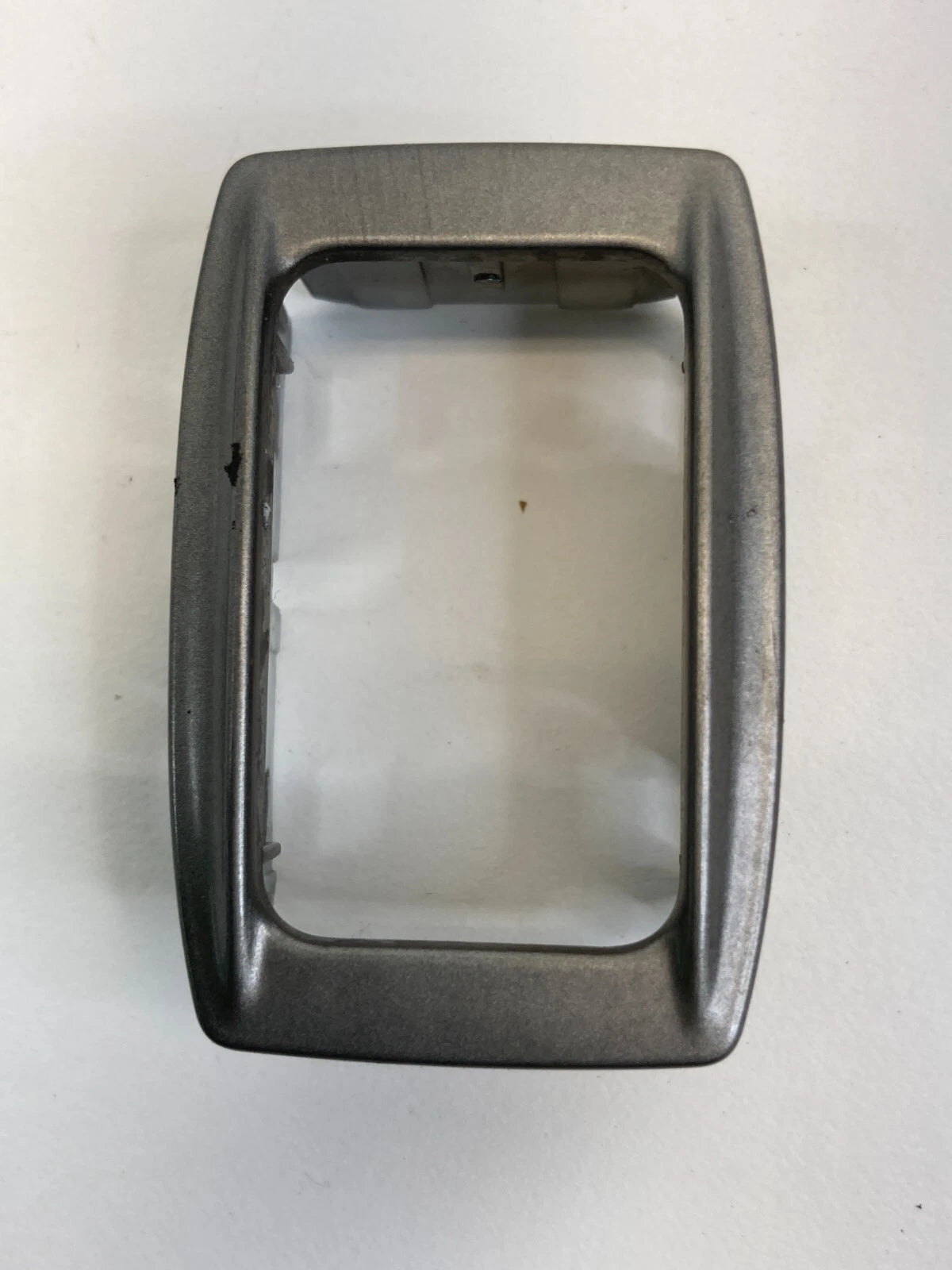 2009-2011 JAGUAR XF FRONT SEAT MEMORY CONTROL SWITCH BEZEL COVER SILVER OEM